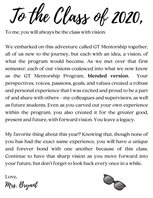 Class Letter 